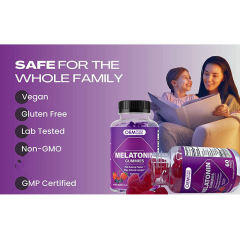 Mixed Berry Flavor Melatonin Sleep Support Gummies,MY SHOP,Mixed Berry Flavor Melatonin Sleep Support Gummies
