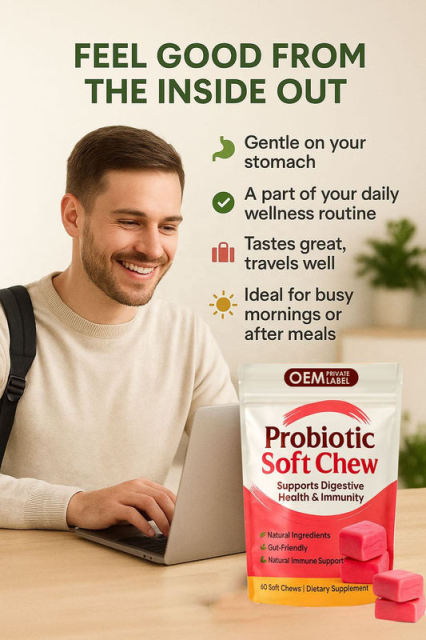 Probiotic Soft Chews for Digestive Health & Immunity,MY SHOP,Probiotic Soft Chews for Digestive Health & Immunity