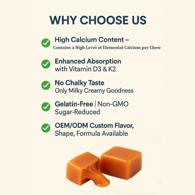 Calcium Taffy Soft Chews,MY SHOP,Calcium Taffy Soft Chews