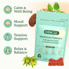 Ashwagandha Reishi L-Theanine Stress Relief Gummies,MY SHOP,Ashwagandha Reishi L-Theanine Stress Relief Gummies