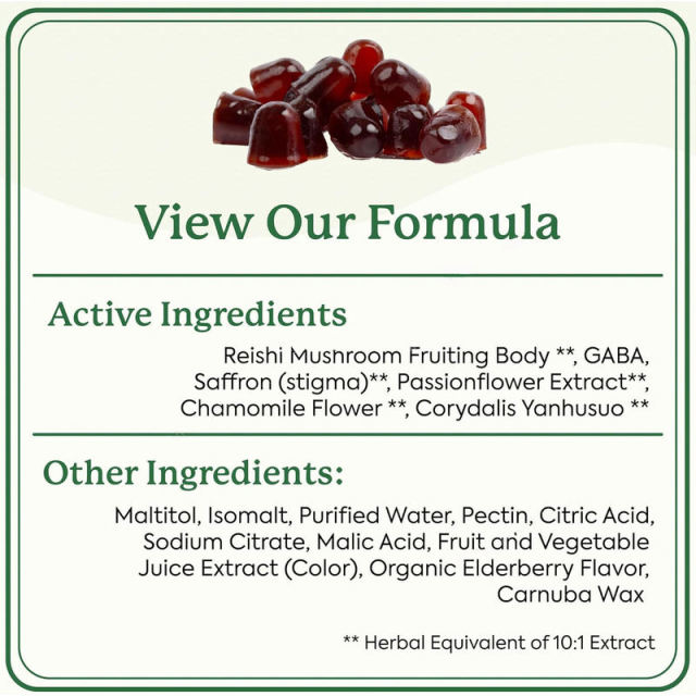 Melatonin-Free Mushroom Calm & Recovery Gummies,MY SHOP,Melatonin-Free Mushroom Calm & Recovery Gummies