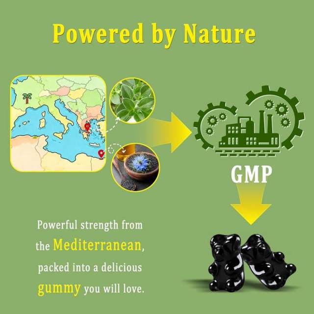 Oil of Oregano & Black Seed Oil with Vitamin D3 Gummies,MY SHOP,Oil of Oregano & Black Seed Oil with Vitamin D3 Gummies