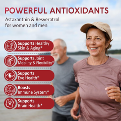 Astaxanthin Resveratrol 24mg with Vitamin B1 Gummies,MY SHOP,Astaxanthin Resveratrol 24mg with Vitamin B1 Gummies