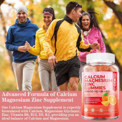 Calcium Magnesium Zinc with D3 K2 B6 B12 Gummies,MY SHOP,Calcium Magnesium Zinc with D3 K2 B6 B12 Gummies