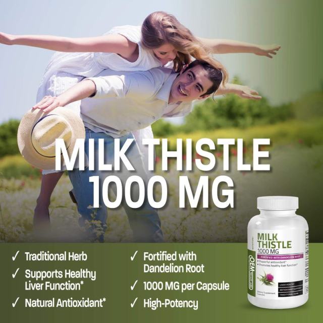 Milk Thistle & Dandelion Capsule Supplement,MY SHOP,Milk Thistle & Dandelion Capsule Supplement