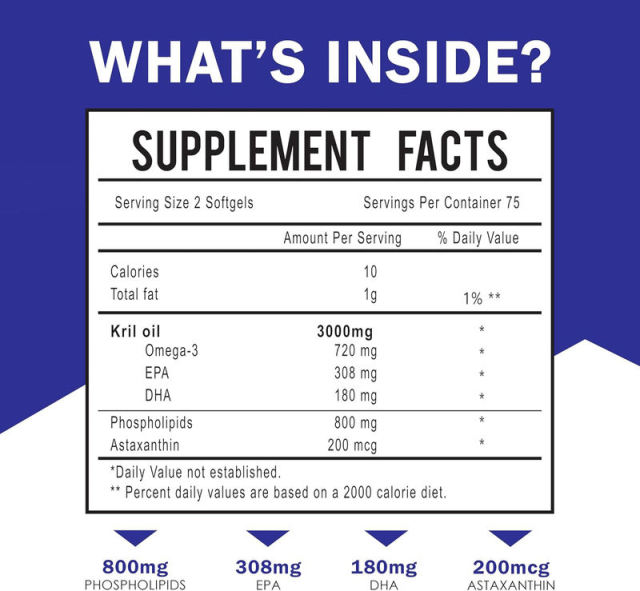 Antarctic Krill Oil Softgel Supplement,MY SHOP,Antarctic Krill Oil Softgel Supplement