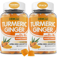 Ultra High Absorption Turmeric Ginger D3 K2 Gummies,MY SHOP,Ultra High Absorption Turmeric Ginger D3 K2 Gummies