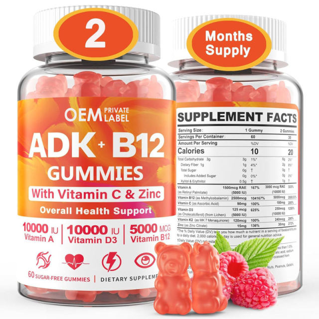 ADK B12 Multi-Vitamin Immune & Overall Health Support Gummies,MY SHOP,ADK B12 Multi-Vitamin Immune & Overall Health Support Gummies
