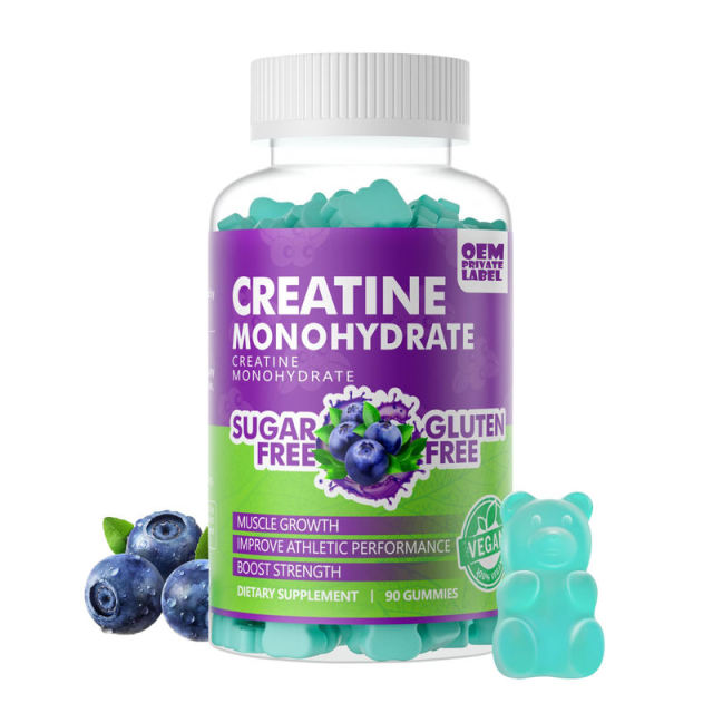 Vegan Creatine Monohydrate Muscle Growth & Strength Gummies,MY SHOP,Vegan Creatine Monohydrate Muscle Growth & Strength Gummies