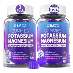 Potassium Magnesium Muscle Function & Sleep Support Gummies,MY SHOP,Potassium Magnesium Muscle Function & Sleep Support Gummies