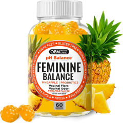Sugar-Free Vegan Feminine Balance Vaginal Flora Support Gummies,MY SHOP,Sugar-Free Vegan Feminine Balance Vaginal Flora Support Gummies