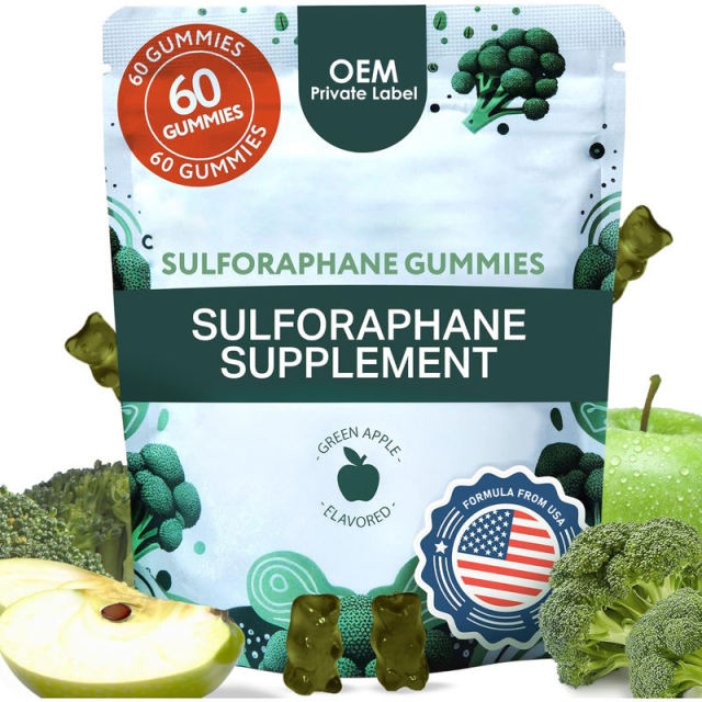 Broccoli Sulforaphane Antioxidant Support Gummies,MY SHOP,Broccoli Sulforaphane Antioxidant Support Gummies
