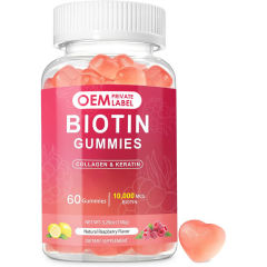 Biotin 10,000 mcg with Collagen & Keratin Gummies,MY SHOP,Biotin 10,000 mcg with Collagen & Keratin Gummies
