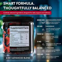 Ashwagandha 2000mg Advanced Formula Gummies,MY SHOP,Ashwagandha 2000mg Advanced Formula Gummies