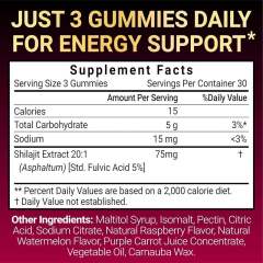 Organic Himalayan Shilajit Sugar-Free Energy Gummies,MY SHOP,Organic Himalayan Shilajit Sugar-Free Energy Gummies
