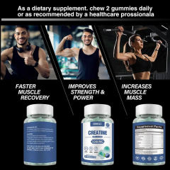 Creatine Monohydrate Muscle Recovery & Energy Gummies,MY SHOP,Creatine Monohydrate Muscle Recovery & Energy Gummies