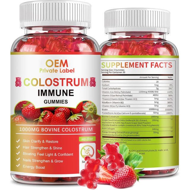 Colostrum Daily Immune & Energy Boost Gummies,MY SHOP,Colostrum Daily Immune & Energy Boost Gummies
