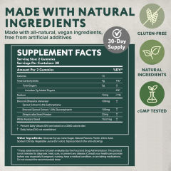 Broccoli Sulforaphane Antioxidant Support Gummies,MY SHOP,Broccoli Sulforaphane Antioxidant Support Gummies