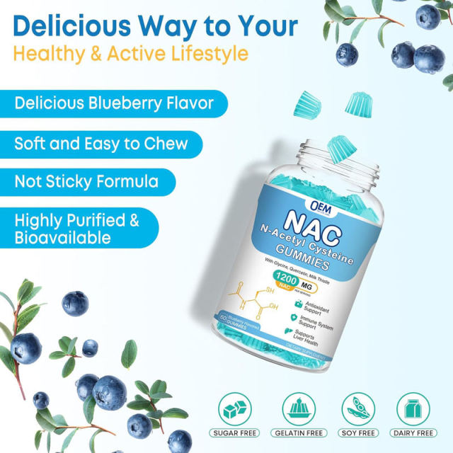 N-Acetyl Cysteine with Glycine, Quercetin & Milk Thistle Gummies,MY SHOP,N-Acetyl Cysteine with Glycine, Quercetin & Milk Thistle Gummies