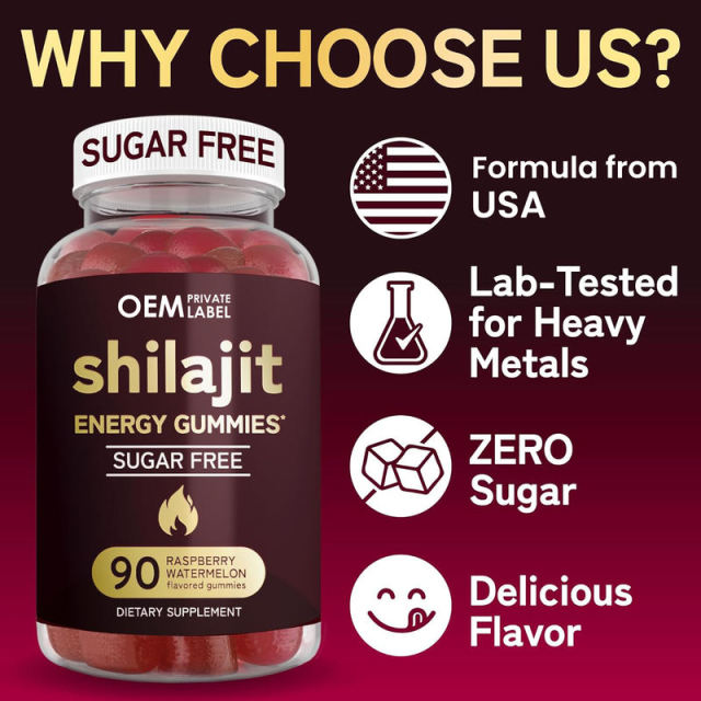 Organic Himalayan Shilajit Sugar-Free Energy Gummies,MY SHOP,Organic Himalayan Shilajit Sugar-Free Energy Gummies