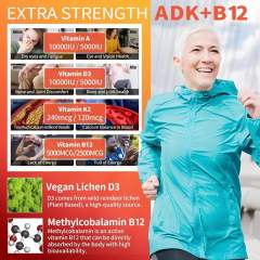 ADK B12 Multi-Vitamin Immune & Overall Health Support Gummies,MY SHOP,ADK B12 Multi-Vitamin Immune & Overall Health Support Gummies