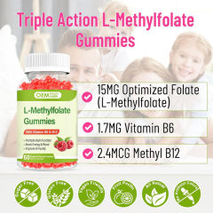 L-Methylfolate Brain Function & Energy Support Gummies,MY SHOP,L-Methylfolate Brain Function & Energy Support Gummies