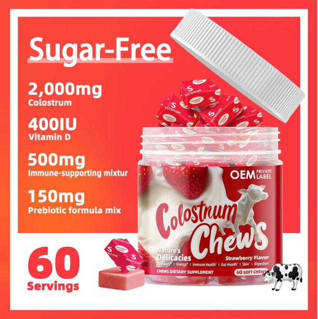 Colostrum Multi-Benefit Gut, Skin & Immune Support Chews,MY SHOP,Colostrum Multi-Benefit Gut, Skin & Immune Support Chews