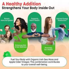 Sea Moss ACV Skin, Hair, Nails & Detox Support Gummies,MY SHOP,Sea Moss ACV Skin, Hair, Nails & Detox Support Gummies