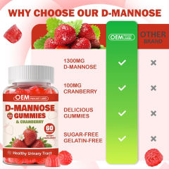 D-Mannose Cranberry Healthy Urinary Tract Gummies,MY SHOP,D-Mannose Cranberry Healthy Urinary Tract Gummies