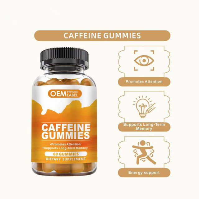 Caffeine Focus & Cognitive Support Gummies,MY SHOP,Caffeine Focus & Cognitive Support Gummies