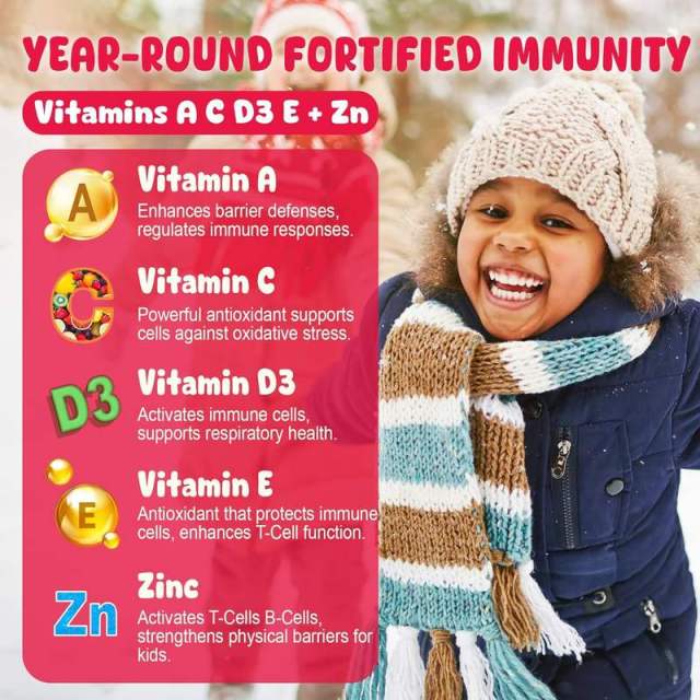 Kids Multi-Vitamin Immune & Brain Support Gummies,MY SHOP,Kids Multi-Vitamin Immune & Brain Support Gummies