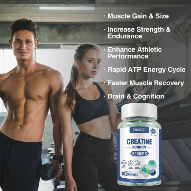 Creatine Monohydrate Muscle Recovery & Energy Gummies,MY SHOP,Creatine Monohydrate Muscle Recovery & Energy Gummies