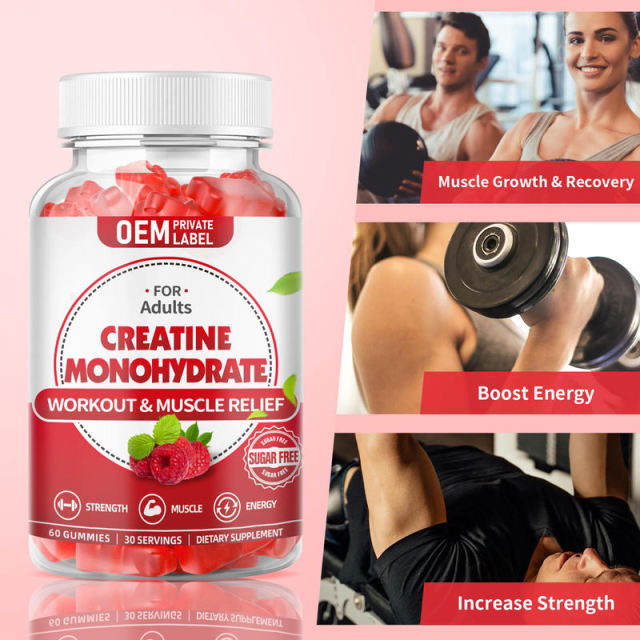 Adult Creatine Monohydrate Workout & Muscle Relief Gummies,MY SHOP,Adult Creatine Monohydrate Workout & Muscle Relief Gummies
