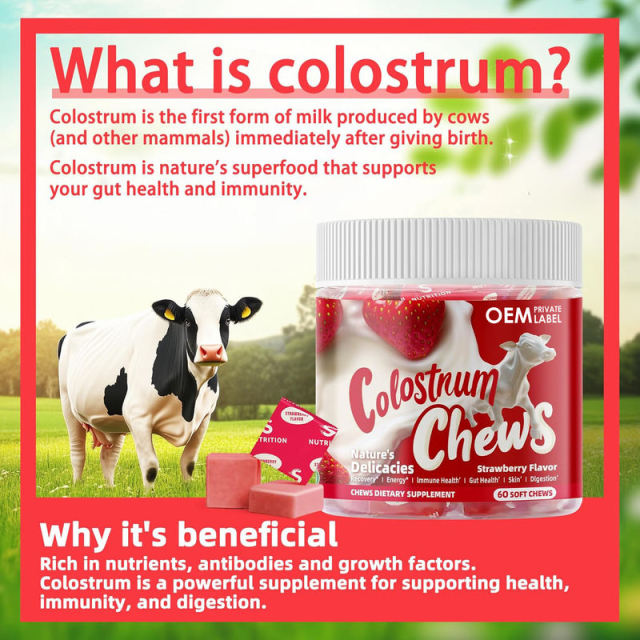 Colostrum Multi-Benefit Gut, Skin & Immune Support Chews,MY SHOP,Colostrum Multi-Benefit Gut, Skin & Immune Support Chews