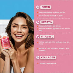 Biotin 10,000 mcg with Collagen & Keratin Gummies,MY SHOP,Biotin 10,000 mcg with Collagen & Keratin Gummies