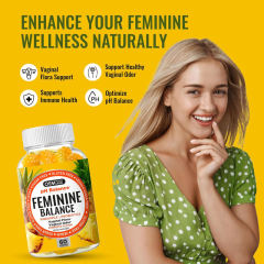 Sugar-Free Vegan Feminine Balance Vaginal Flora Support Gummies,MY SHOP,Sugar-Free Vegan Feminine Balance Vaginal Flora Support Gummies
