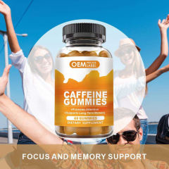 Caffeine Focus & Cognitive Support Gummies,MY SHOP,Caffeine Focus & Cognitive Support Gummies