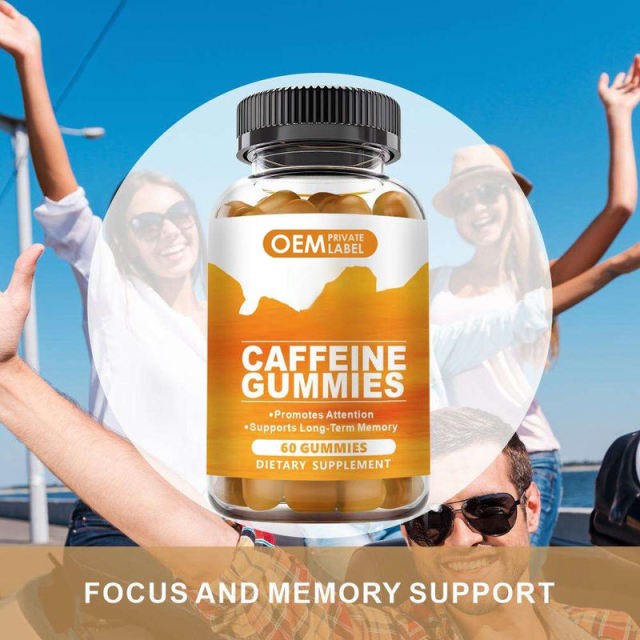 Caffeine Focus & Cognitive Support Gummies,MY SHOP,Caffeine Focus & Cognitive Support Gummies