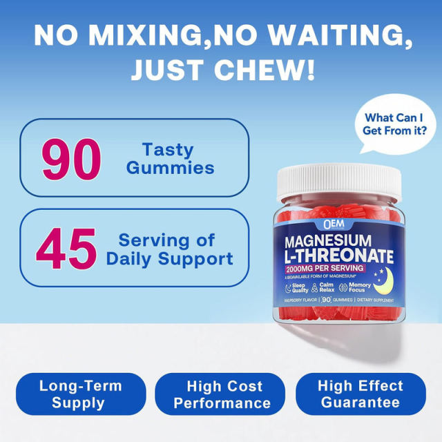Magnesium L-Threonate Sleep, Calm & Cognitive Support Gummies,MY SHOP,Magnesium L-Threonate Sleep, Calm & Cognitive Support Gummies