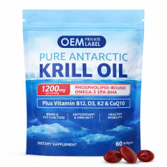 Antarctic Krill Oil 1200mg with B12, D3, K2, CoQ10  Supplement,MY SHOP,Antarctic Krill Oil 1200mg with B12, D3, K2, CoQ10  Supplement
