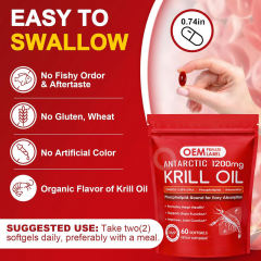High-Strength 3000mg Antarctic Krill Oil Softgels Supplement,MY SHOP,3000mg Antarctic Krill Oil - OEM Supplement Manufacturer