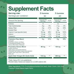 Fiber Gummies 9g Fiber Apple Flavor with Superfoods Greens Immune Support 60 Gummies,MY SHOP,Fiber Gummies 9g Fiber Apple Flavor with Superfoods Greens Immune Support 60 Gummies