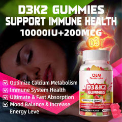 Vitamin D3 + K2 Gummies Sugar Free Natural Fruit Flavor 10000IU D3 200mcg K2 Bone Immune Support 60 Count,MY SHOP,Vitamin D3 + K2 Gummies Sugar Free Natural Fruit Flavor 10000IU D3 200mcg K2 Bone Immune Support 60 Count
