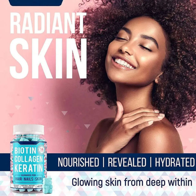 Biotin Collagen Keratin Gummies with 14 Nutrients Hair Skin Nails Support 60 Count,MY SHOP,Biotin Collagen Keratin Gummies with 14 Nutrients Hair Skin Nails Support 60 Count