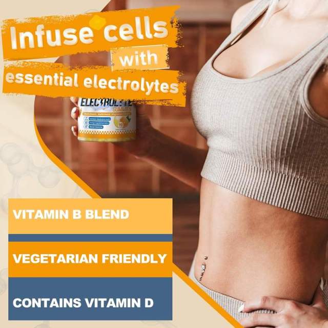 Electrolyte Gummies with Multivitamin Multimineral Magnesium Citrate Boost Stamina Energy Production 90 Gummies,MY SHOP,Electrolyte Gummies with Multivitamin Multimineral Magnesium Citrate Boost Stamina Energy Production 90 Gummies