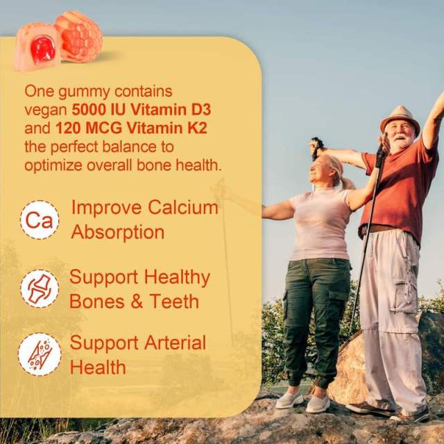 Vitamin D3 + K2 Gummies with B6 B9 Methyl B12 Vitamin E Zinc Sugar Free Peach Flavor 60 Gummies,MY SHOP,Vitamin D3 + K2 Gummies with B6 B9 Methyl B12 Vitamin E Zinc Sugar Free Peach Flavor 60 Gummies