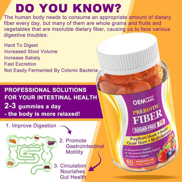 Prebiotic Fiber Gummies with Multivitamins 7g Fiber Sugar Free Digestive Immune Support 60 Gummies,MY SHOP,Prebiotic Fiber Gummies with Multivitamins 7g Fiber Sugar Free Digestive Immune Support 60 Gummies
