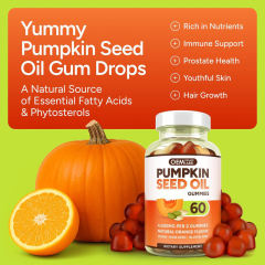 Pumpkin Seed Oil Gummies 4000mg Per 2 Gummies Vegan Non-GMO Gluten-Free 60 Count,MY SHOP,Pumpkin Seed Oil Gummies 4000mg Per 2 Gummies Vegan Non-GMO Gluten-Free 60 Count