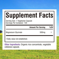 OEM Chelated Magnesium Glycinate 120 Capsules Supplement,MY SHOP,OEM Chelated Magnesium Glycinate 120 Capsules Supplement