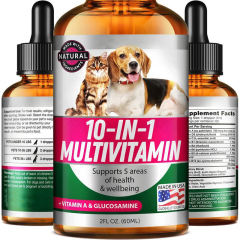 Wholesale OEM 10-in-1 Multivitamin Liquid Supplement for Canines & Felines,MY SHOP,1